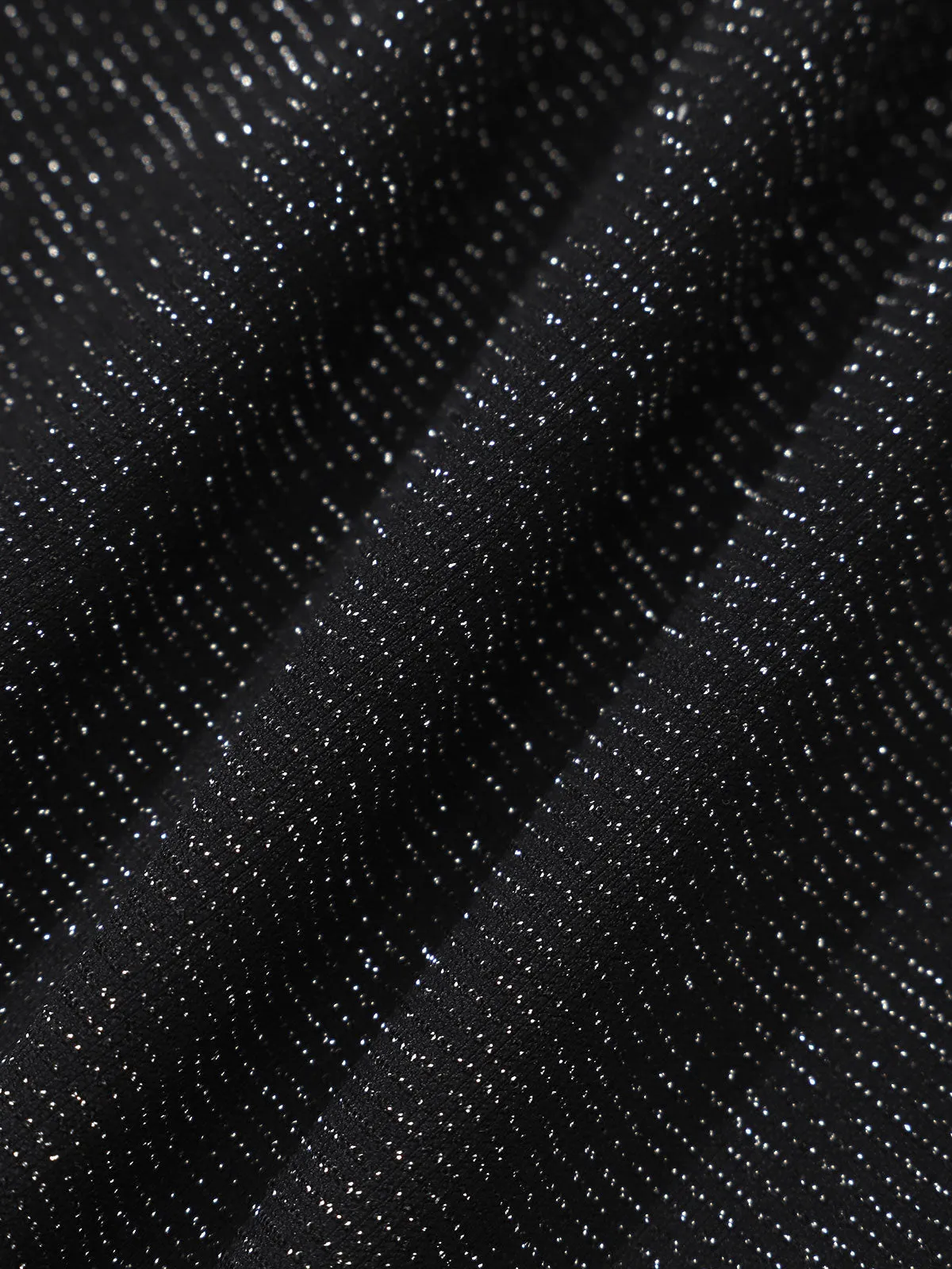 Black Glitter Cut Out Leggings 23”