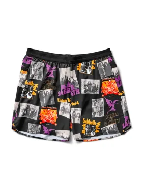 Black Sabbath Alta Run Shorts 5": Black