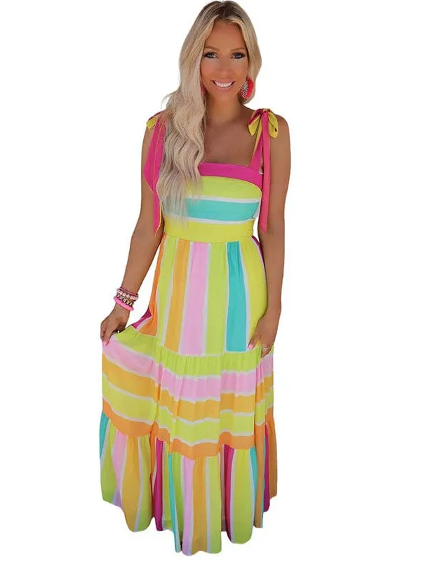 Bright and Cheerful Maxi Dress