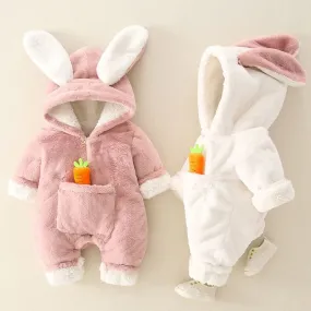 Bunny Bliss Cashmere-Blend Romper