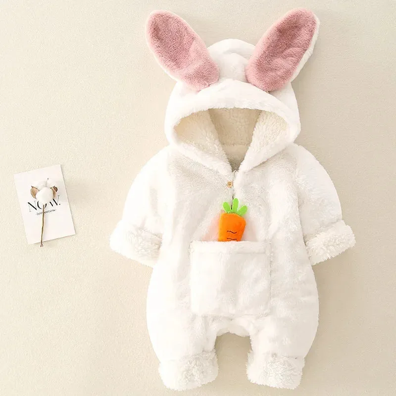 Bunny Bliss Cashmere-Blend Romper