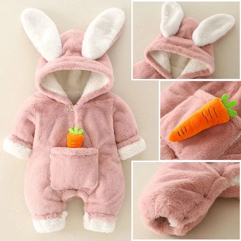 Bunny Bliss Cashmere-Blend Romper