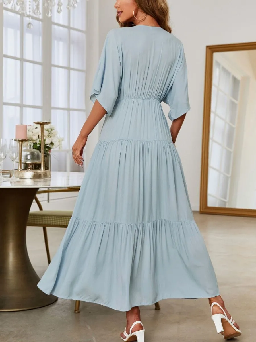 Button-Front Jumpsuit