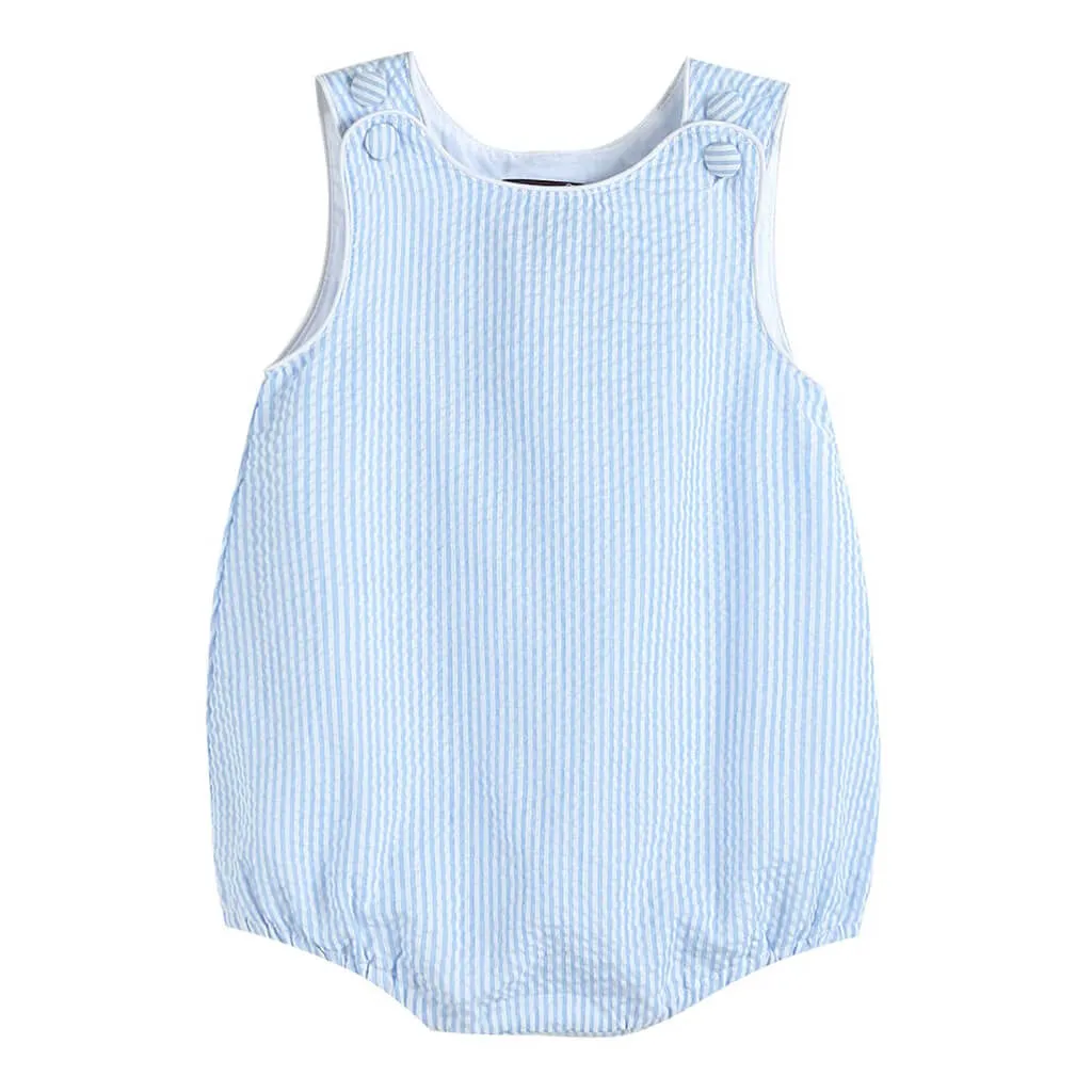 Classic Seersucker Bubble Romper