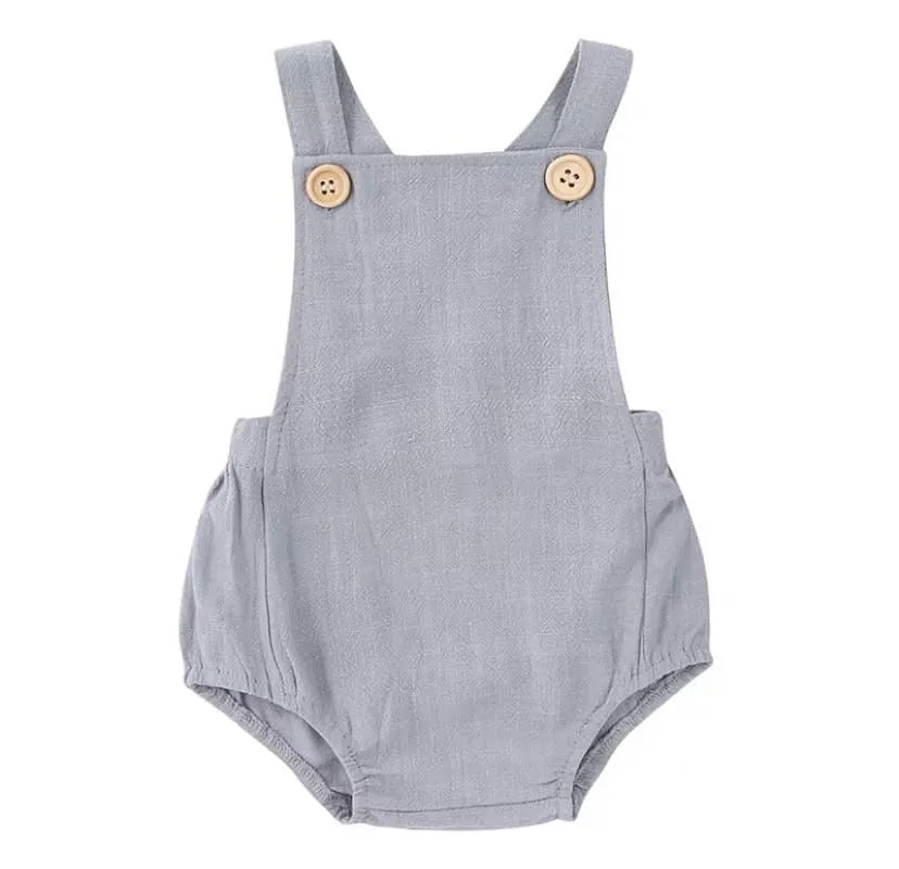 Cotton Dungarees/ Rompers from Newborn to 12 Months