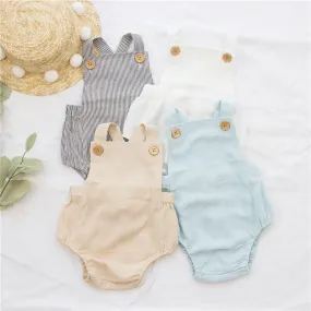 Cotton Dungarees/ Rompers from Newborn to 12 Months