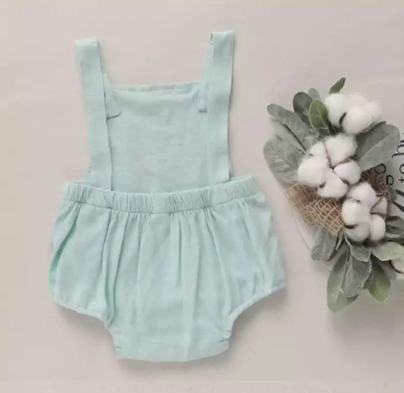 Cotton Dungarees/ Rompers from Newborn to 12 Months