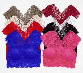 Delicate Lace Bralette - Multiple Colors