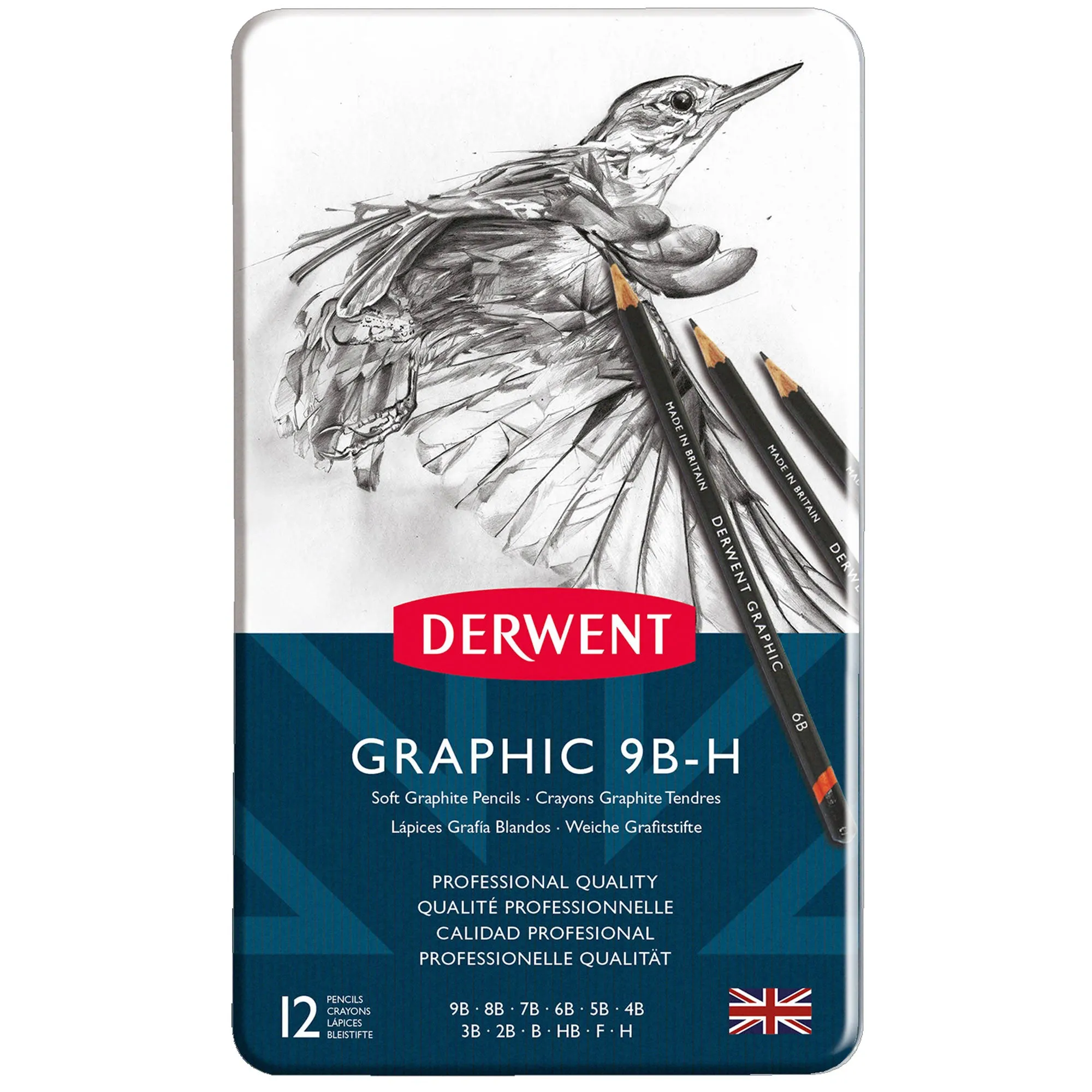 Derwent Soft Sketching Pencils - Set of 12