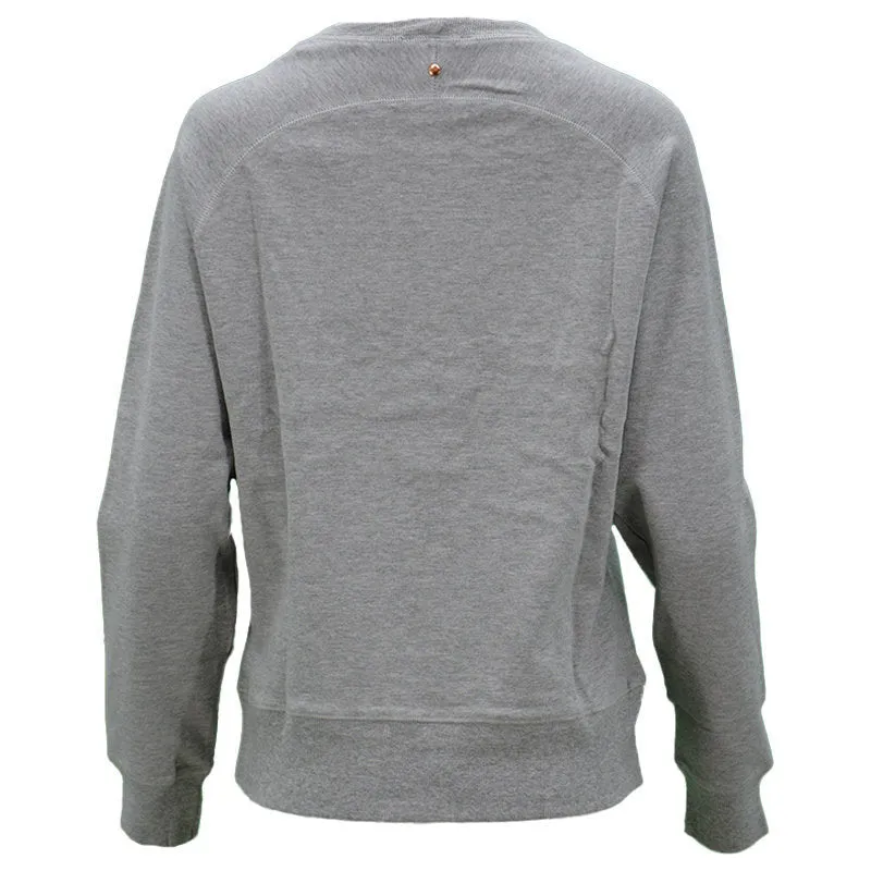 DIESEL F GERTRUDE Womens Sweatshirts Crew Neck Ribbed Casual Pullover Jumper Top