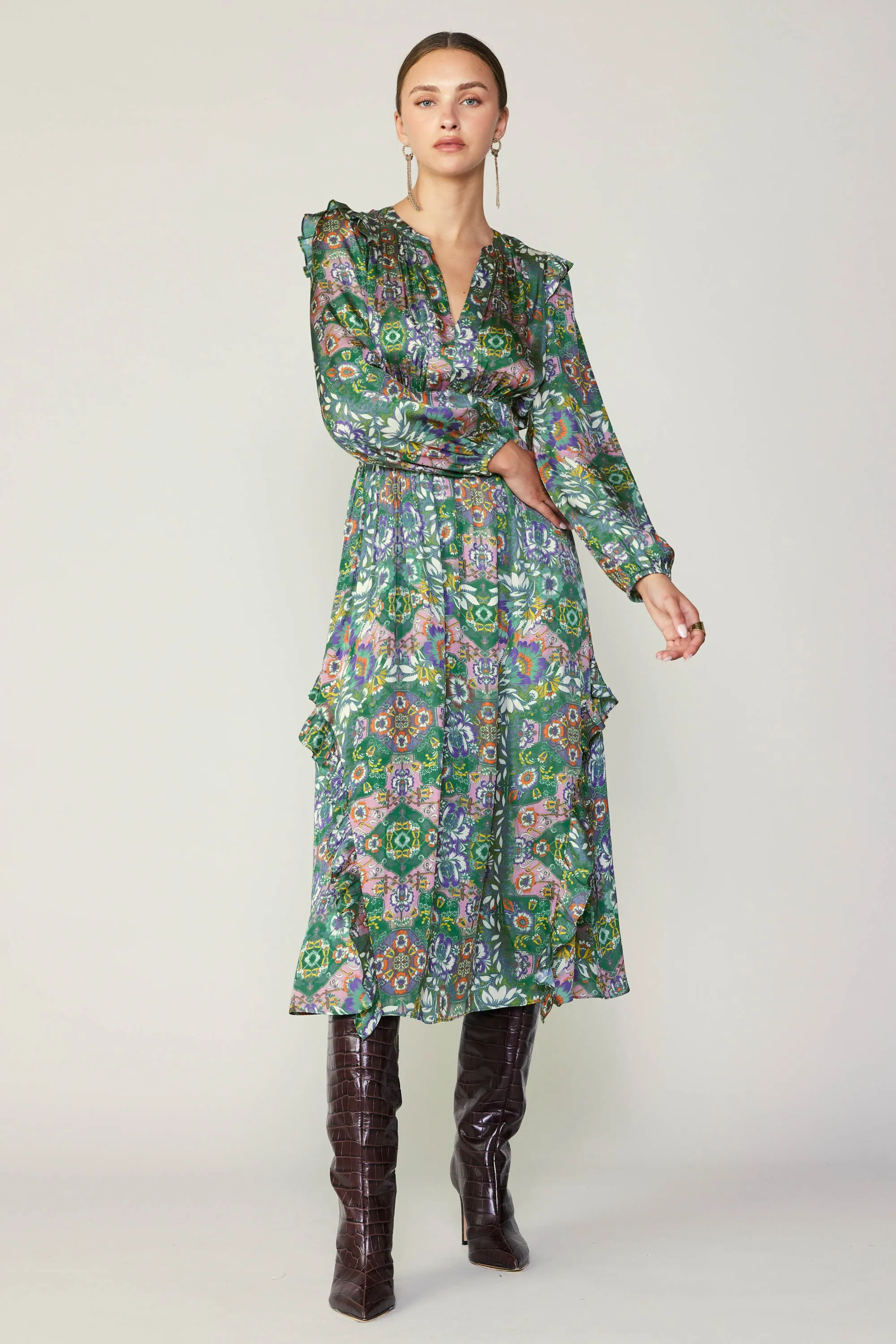 Emmaline Floral Midi Dress