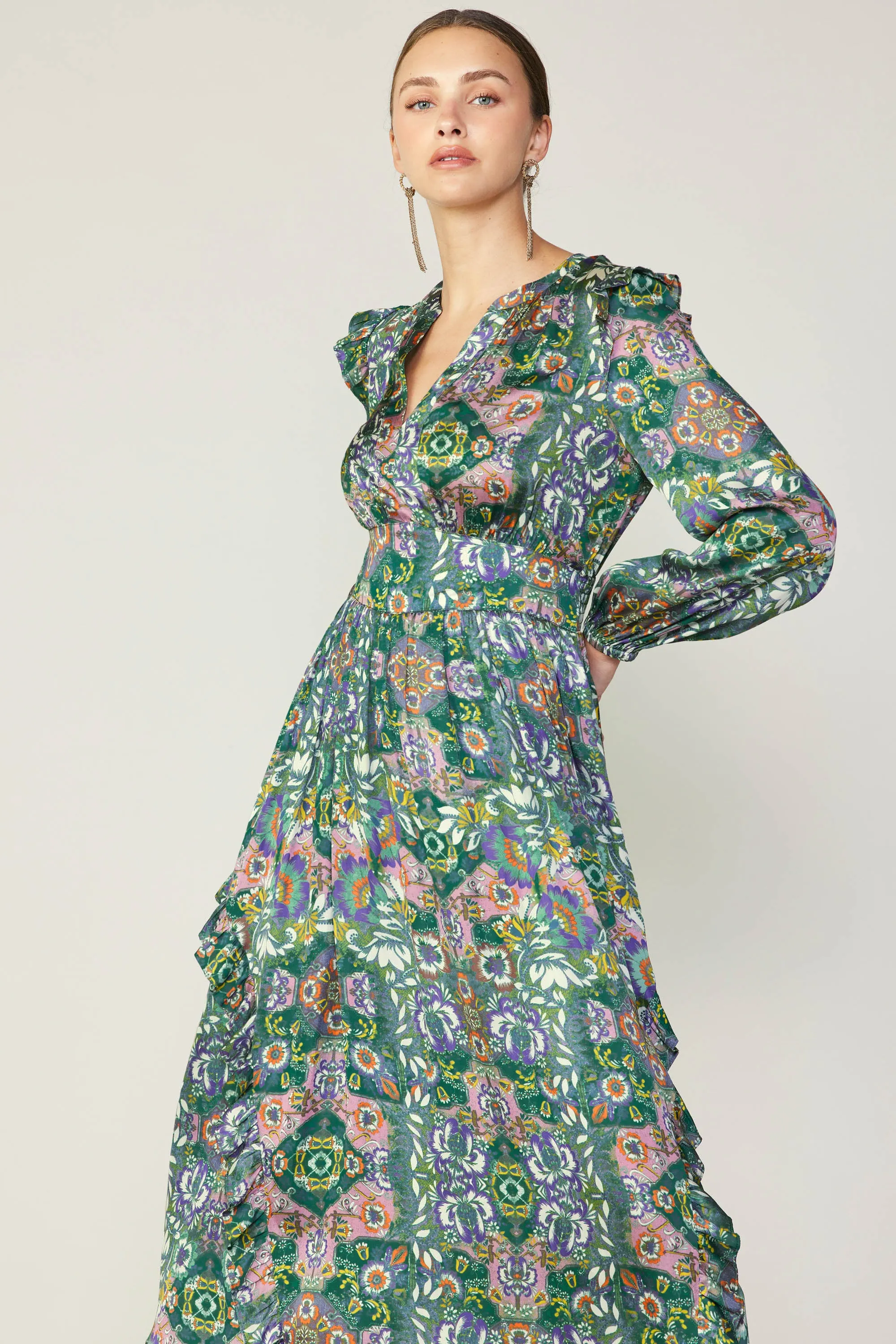 Emmaline Floral Midi Dress