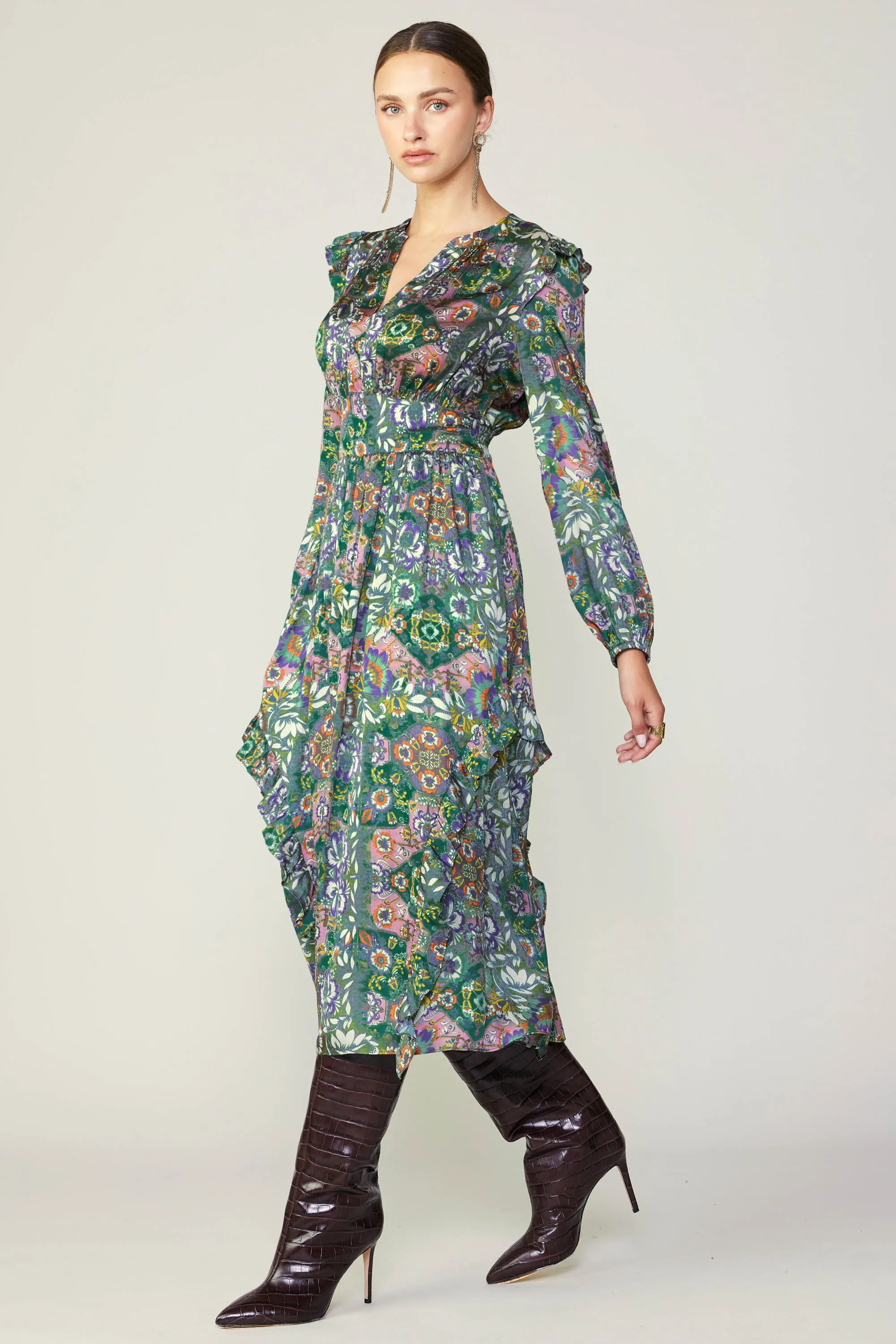 Emmaline Floral Midi Dress