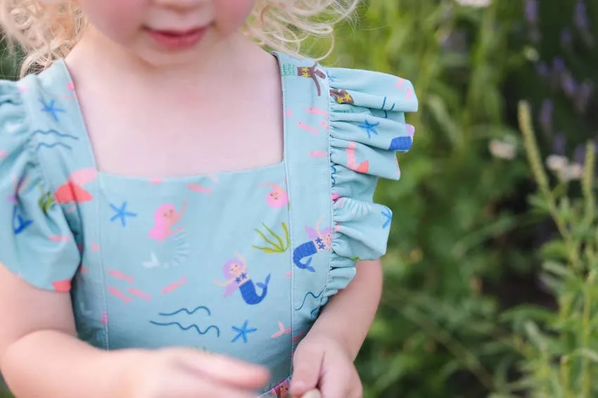 Emmy Romper in Mermaid