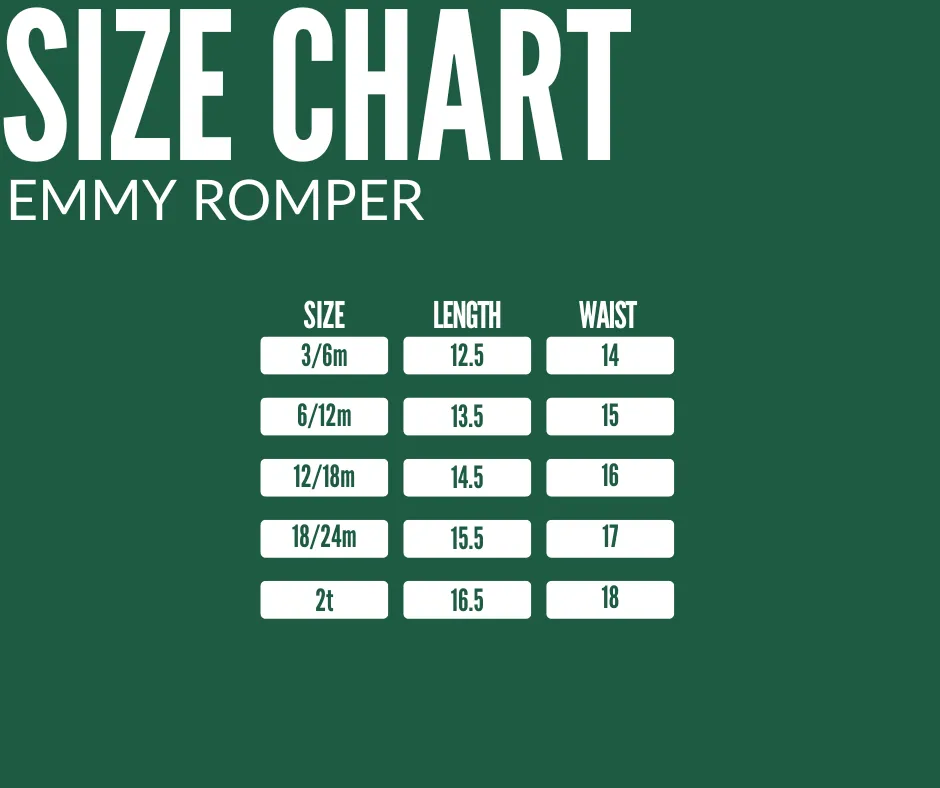 Emmy Romper in Mermaid