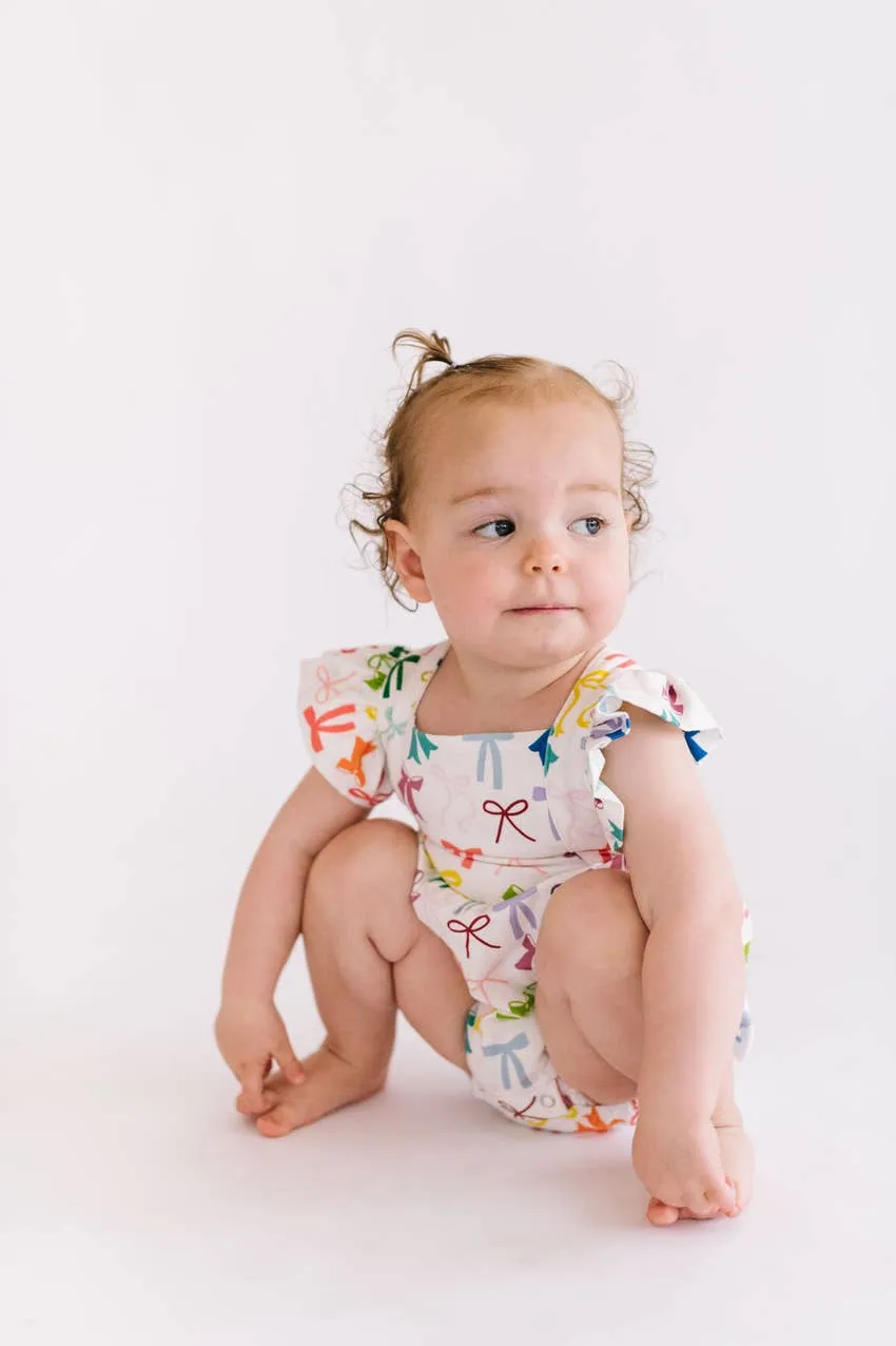 Emmy Romper in Rain-Bows