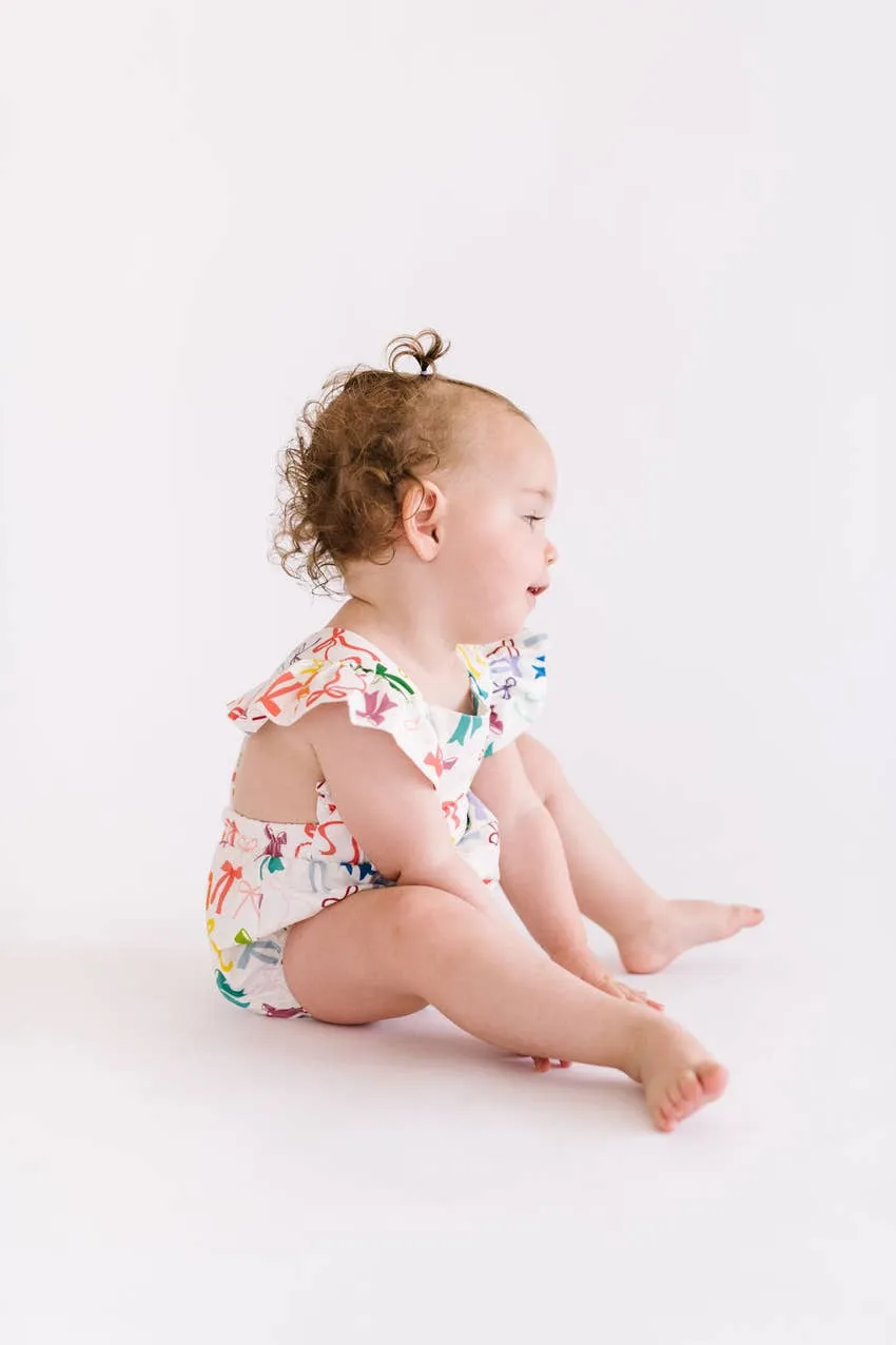 Emmy Romper in Rain-Bows