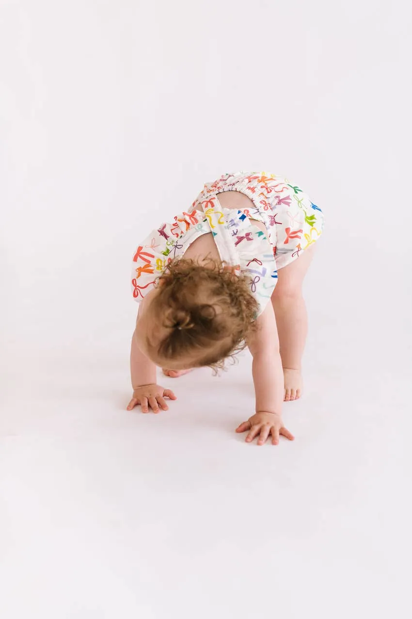 Emmy Romper in Rain-Bows