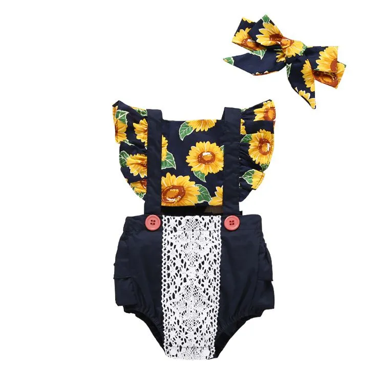 Floral Bodysuit and Headband