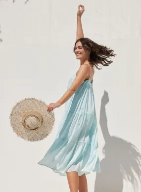Flowy Tencel Cami Dress - Morning Mist