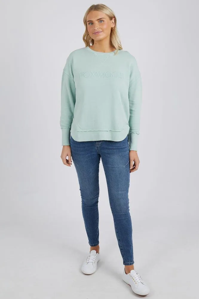 Foxwood Simplified Crew Seafoam