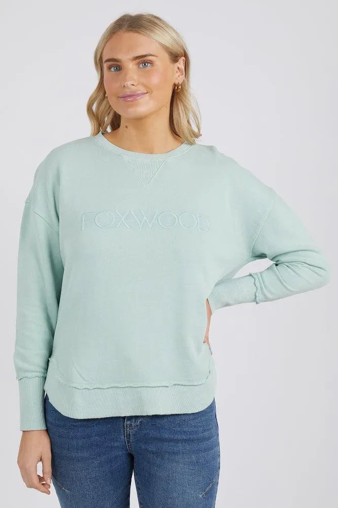 Foxwood Simplified Crew Seafoam