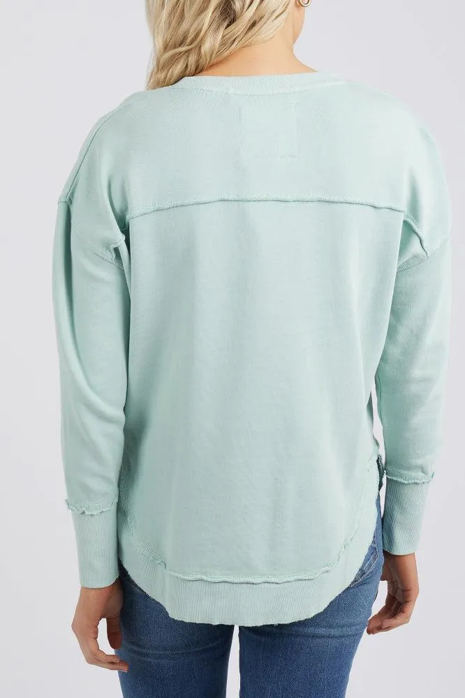 Foxwood Simplified Crew Seafoam