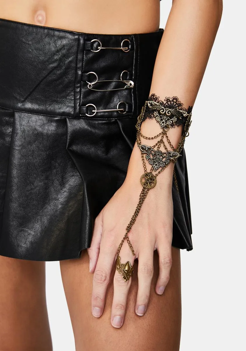 Gold Middle Finger Chain