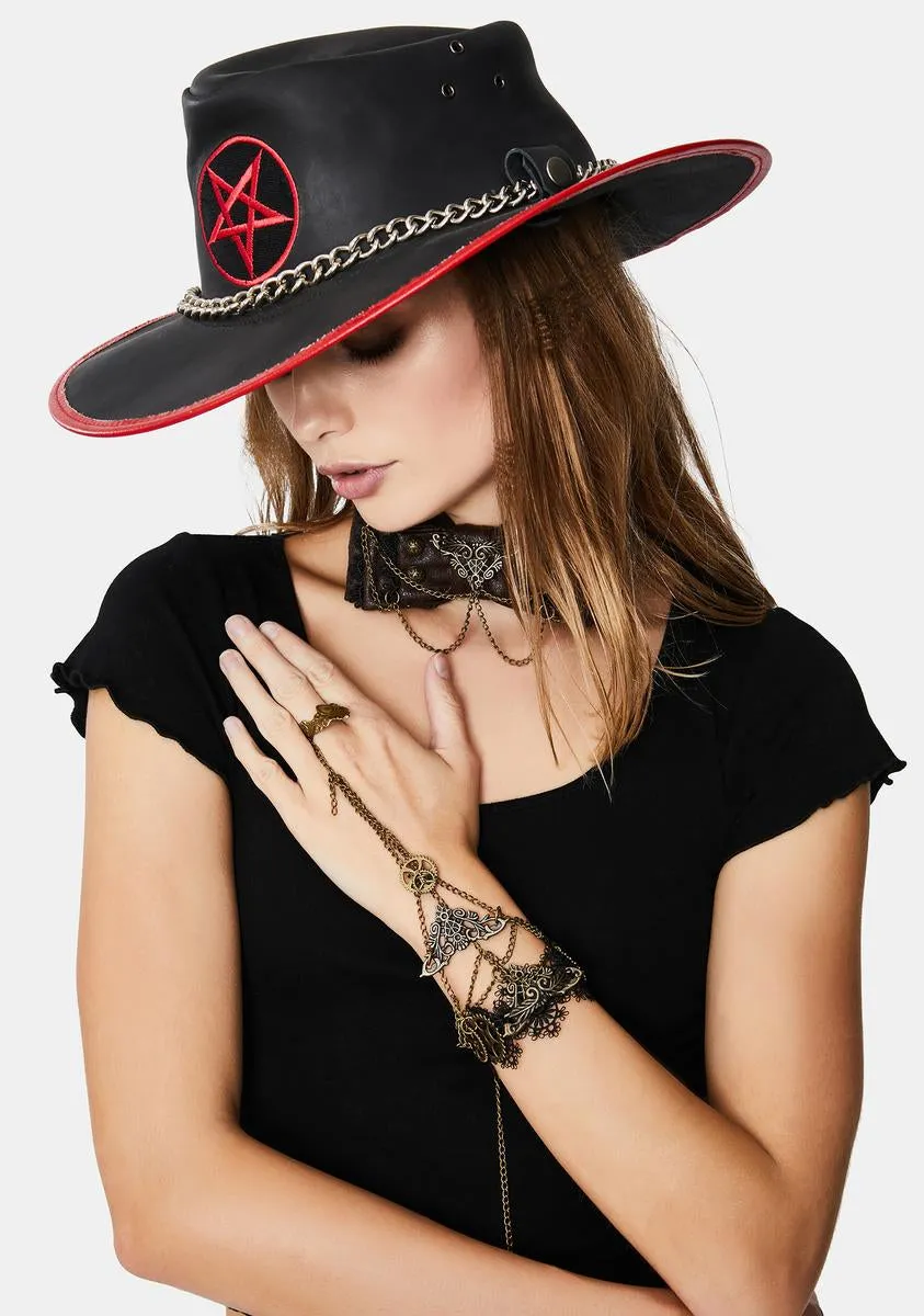 Gold Middle Finger Chain