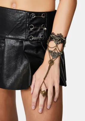 Gold Middle Finger Chain