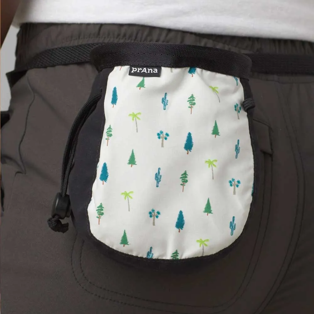 Graphic Rock Climbing Chalk Bag With Belt