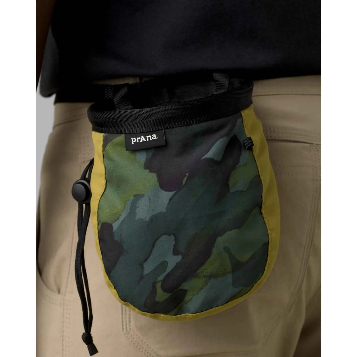 Graphic Rock Climbing Chalk Bag With Belt