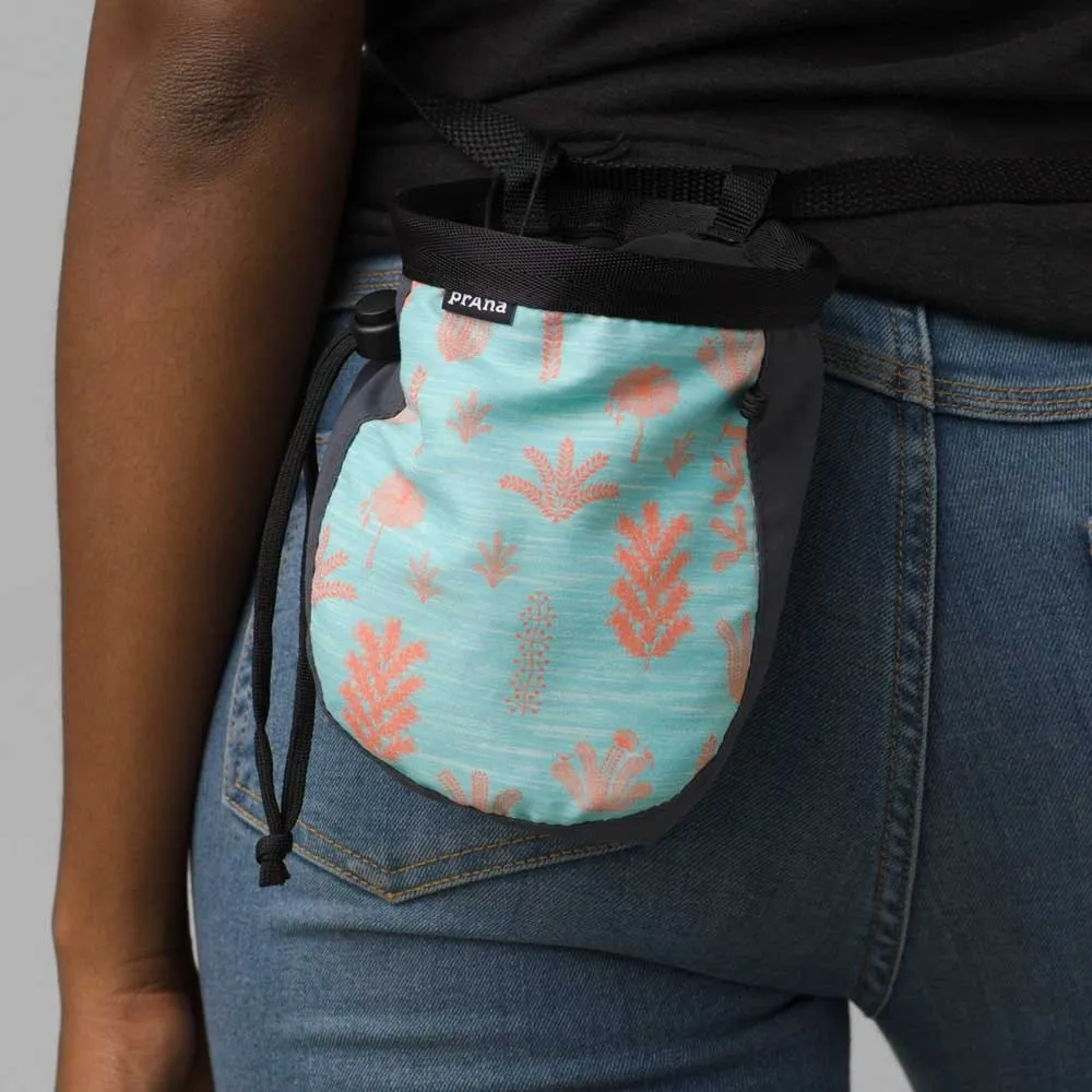 Graphic Rock Climbing Chalk Bag With Belt