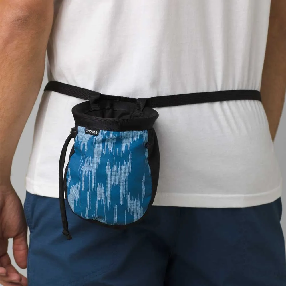 Graphic Rock Climbing Chalk Bag With Belt