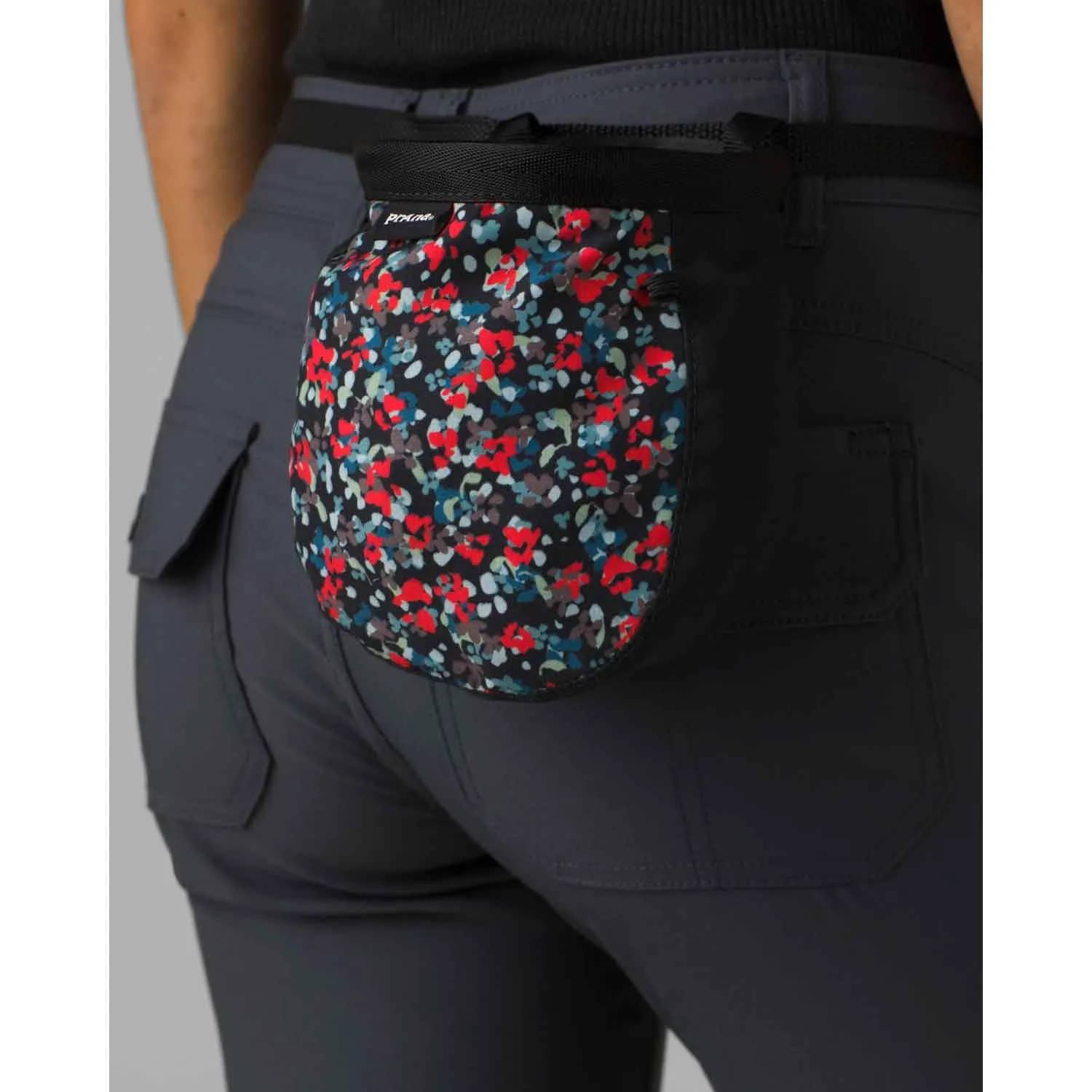 Graphic Rock Climbing Chalk Bag With Belt