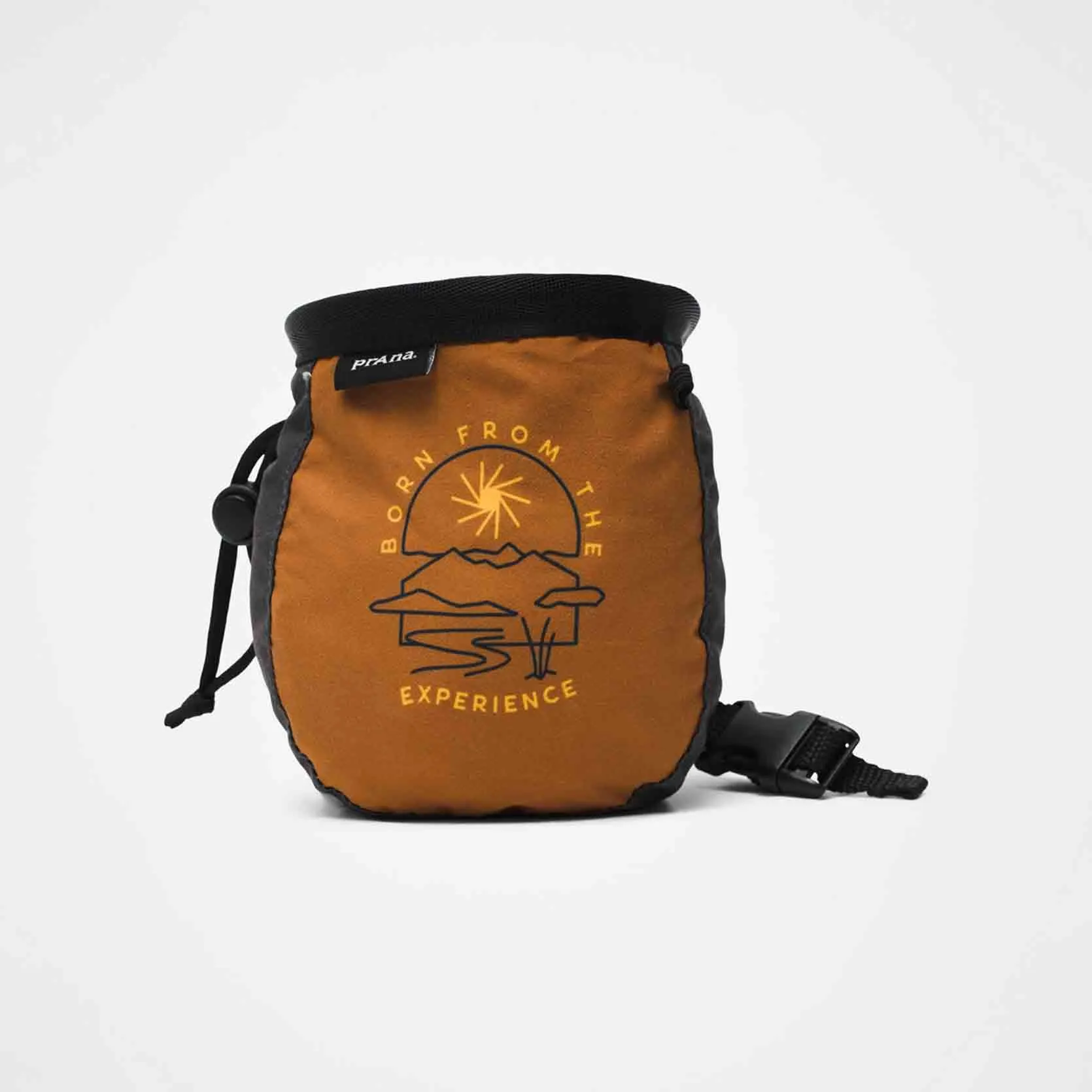 Graphic Rock Climbing Chalk Bag With Belt