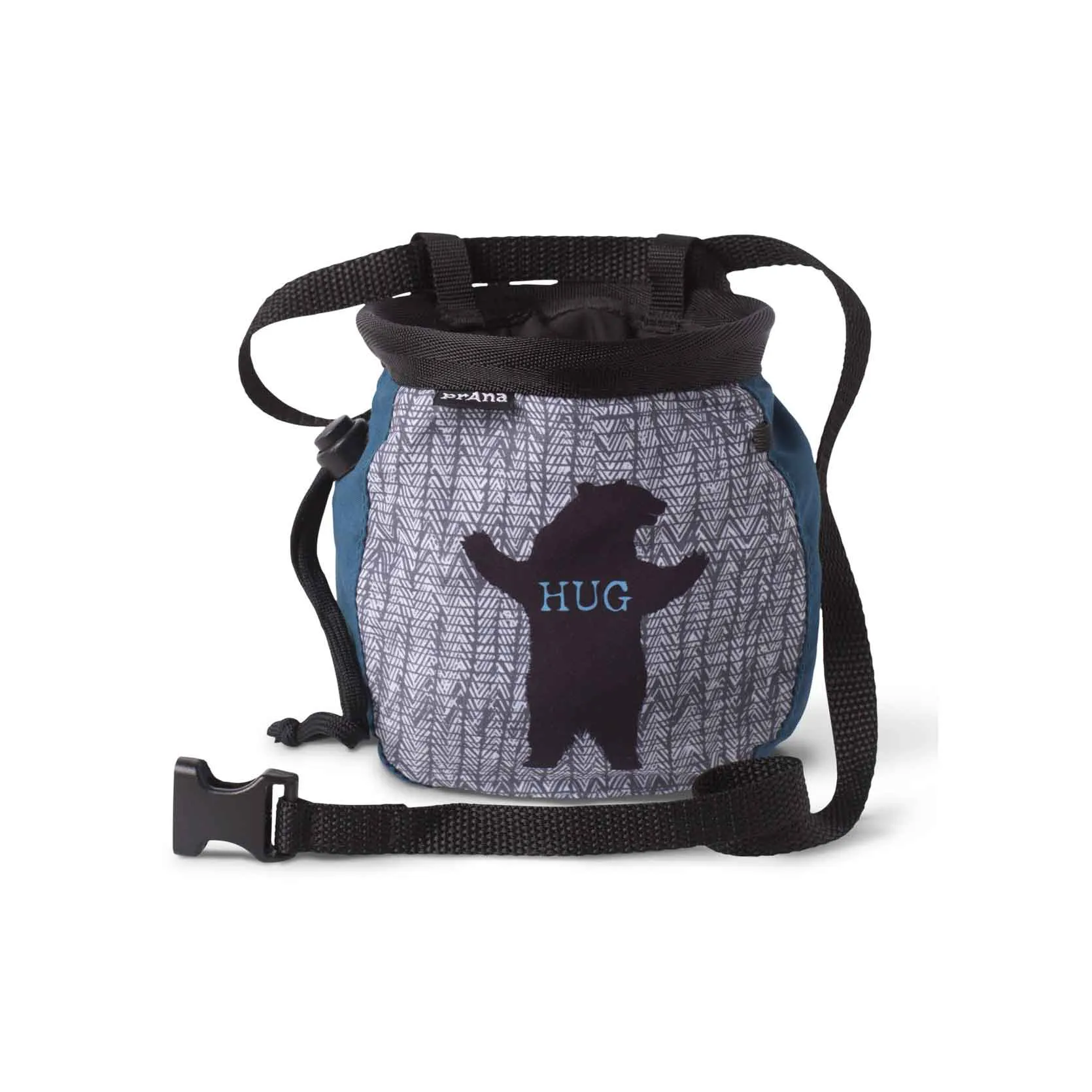 Graphic Rock Climbing Chalk Bag With Belt
