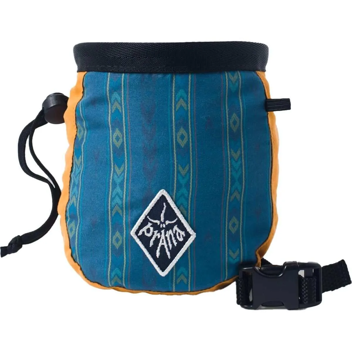 Graphic Rock Climbing Chalk Bag With Belt