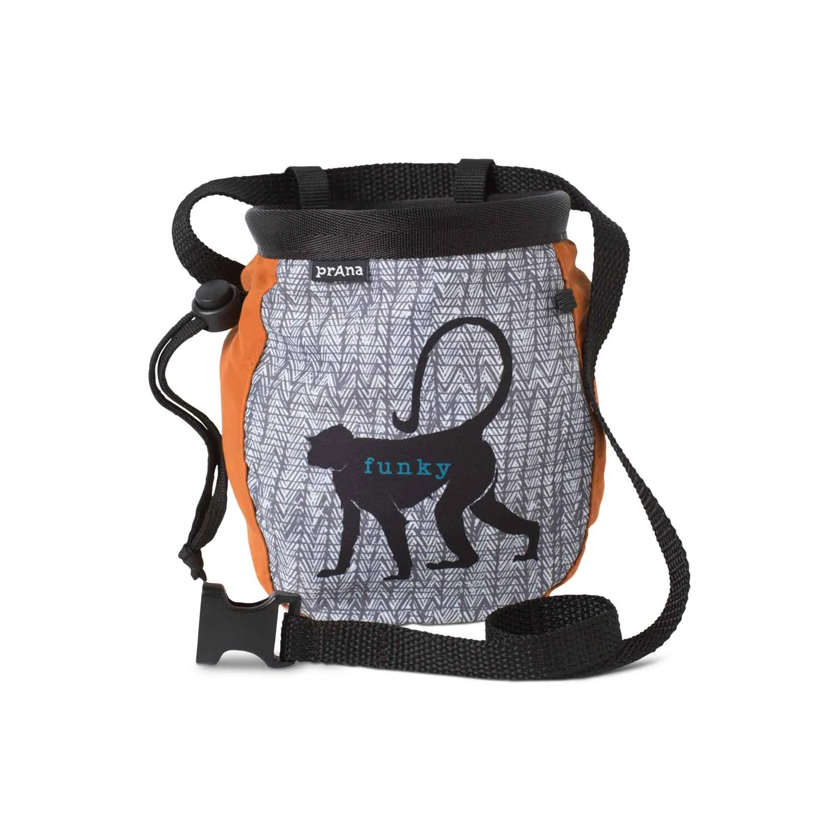 Graphic Rock Climbing Chalk Bag With Belt