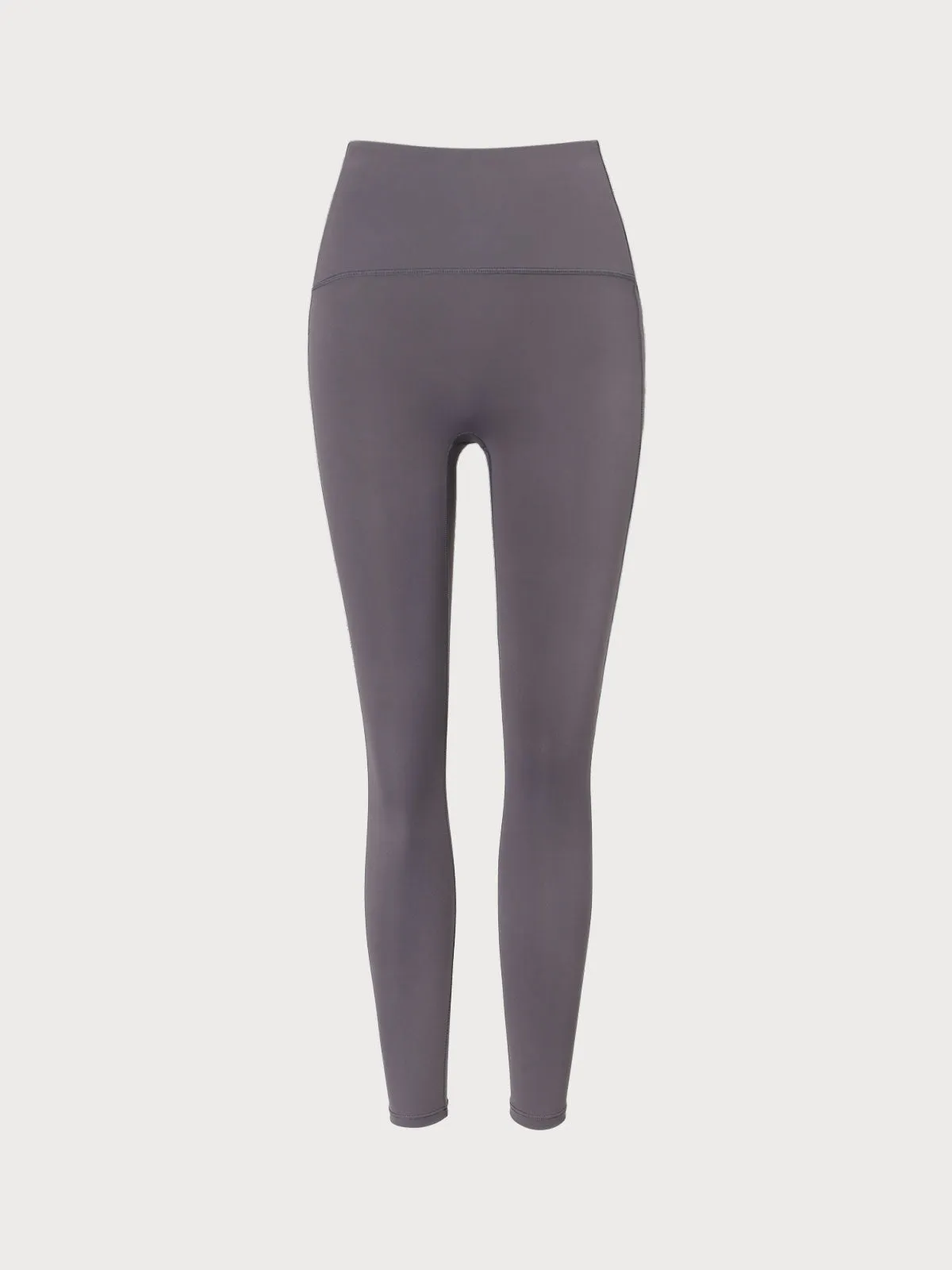 Grey High Waisted Leggings 25”