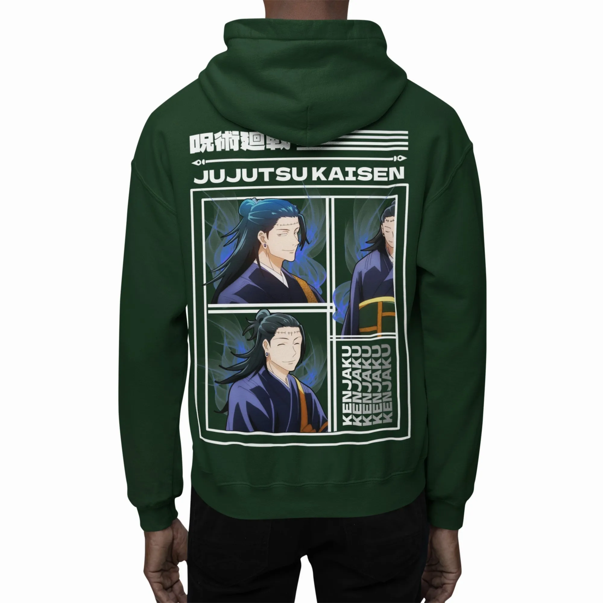 Kenjaku Back Print Unisex Hoodie