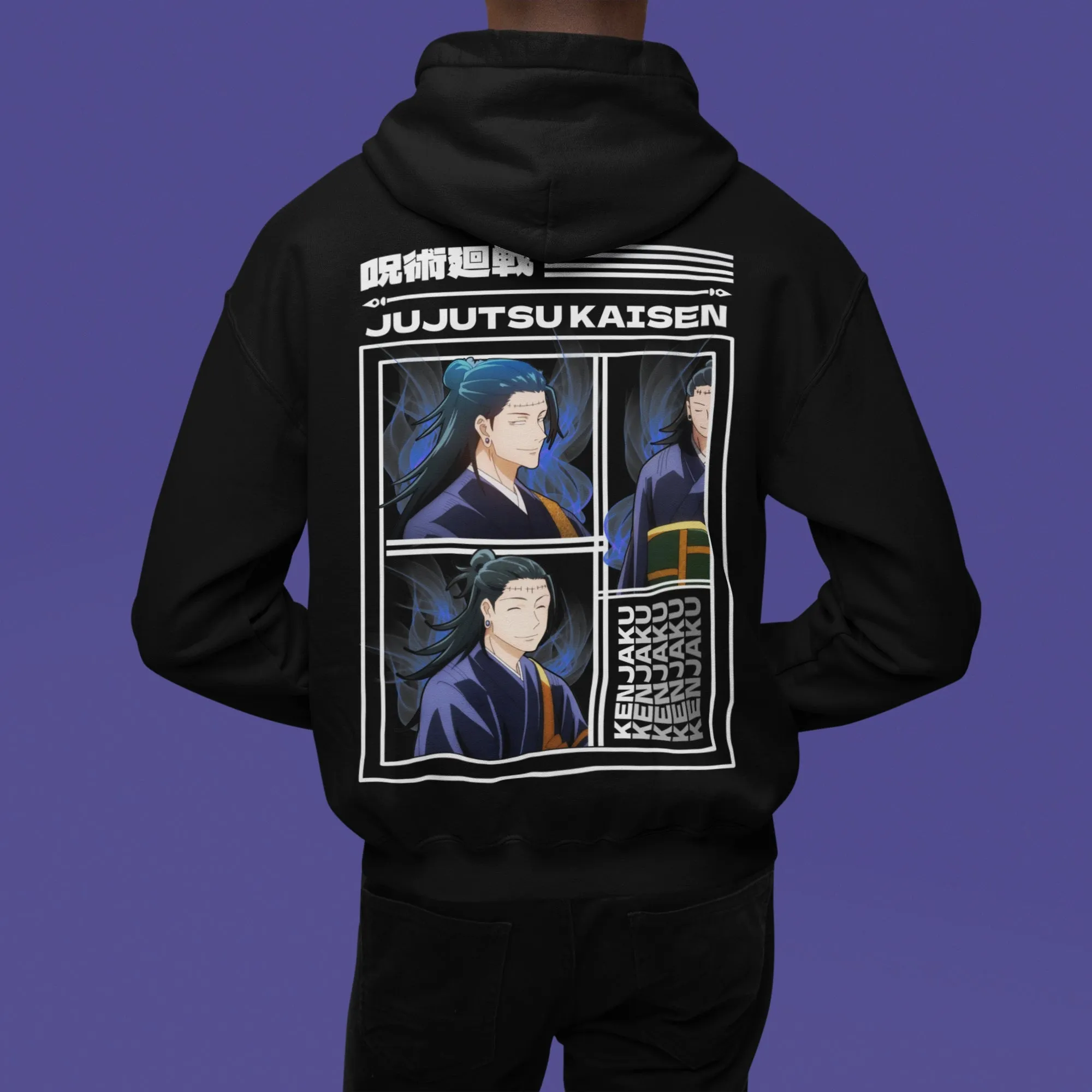 Kenjaku Back Print Unisex Hoodie