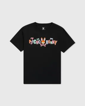 Kids Jackson Hand Drawn Tee - Black