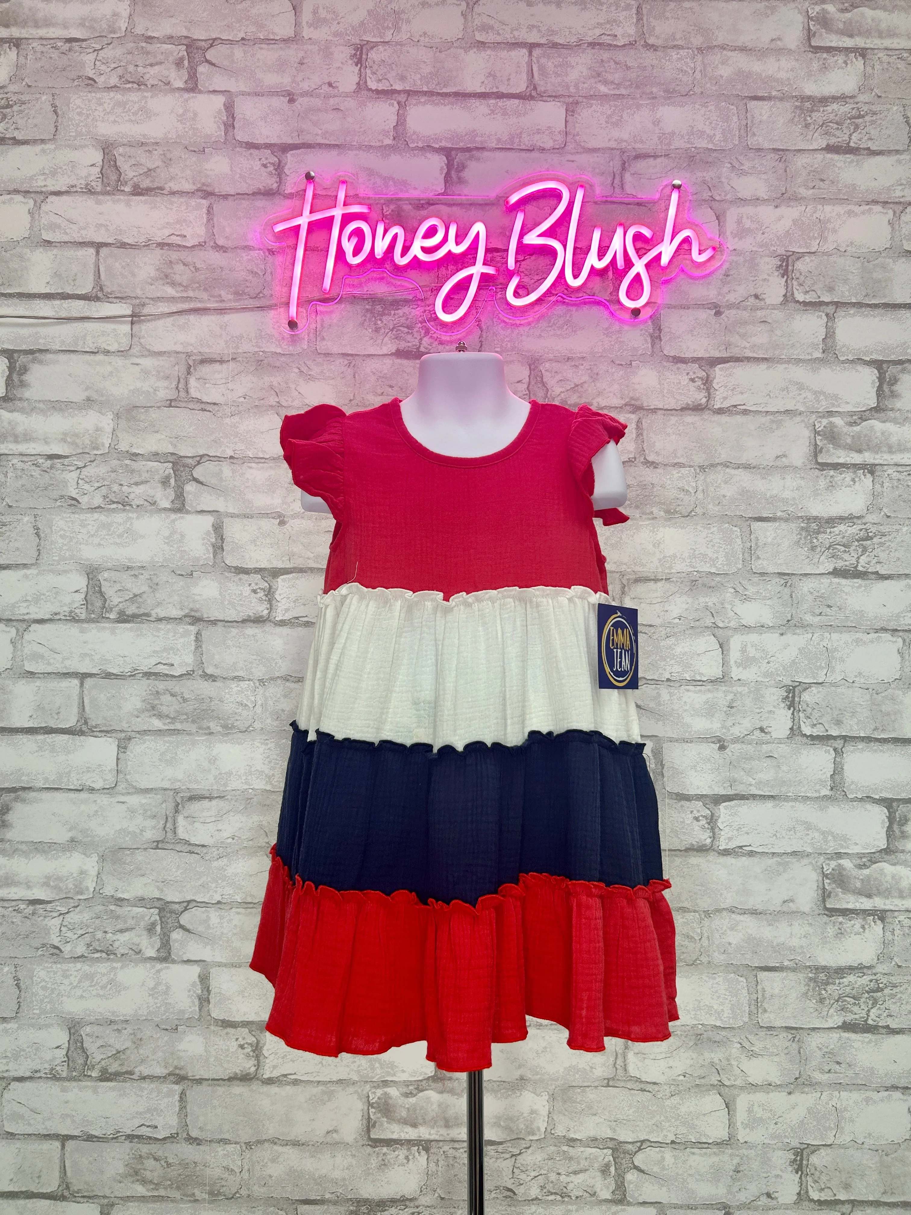 Layered Color Block Dress