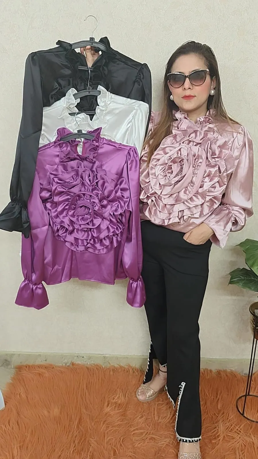 Luxury Ruffle top