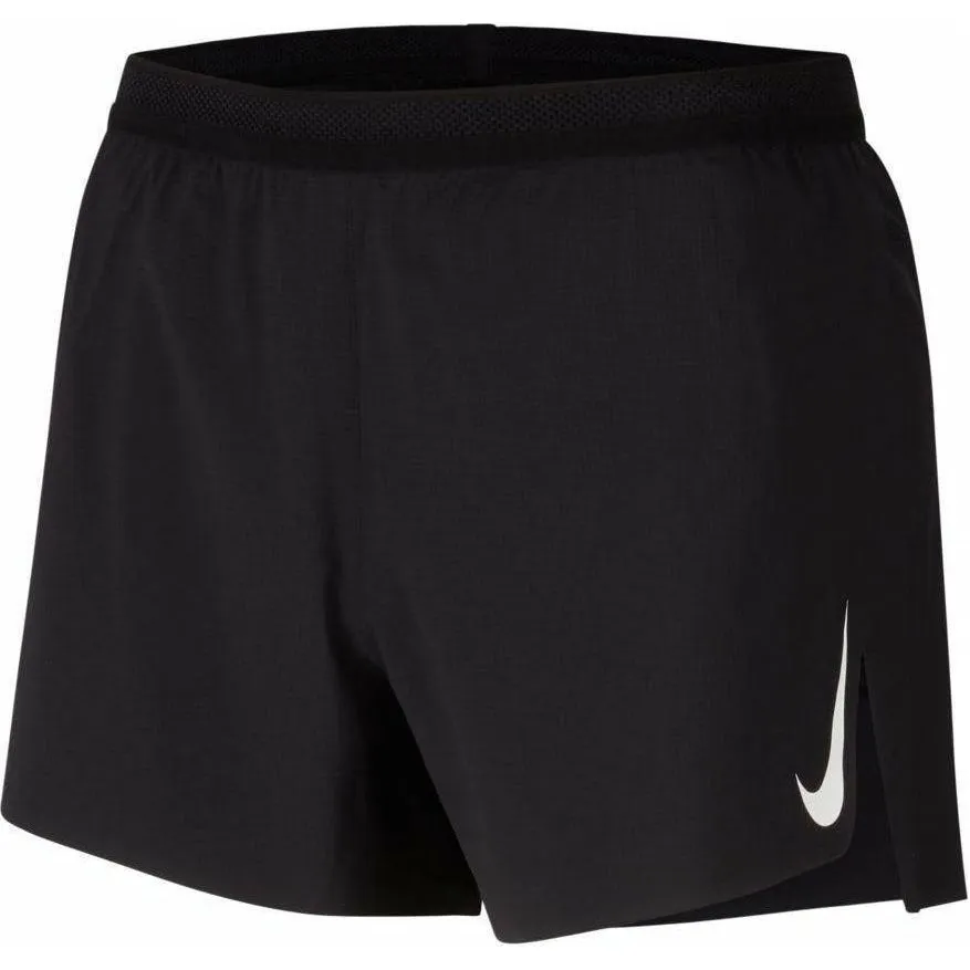 Mens AeroSwift 4" Running Shorts - Black