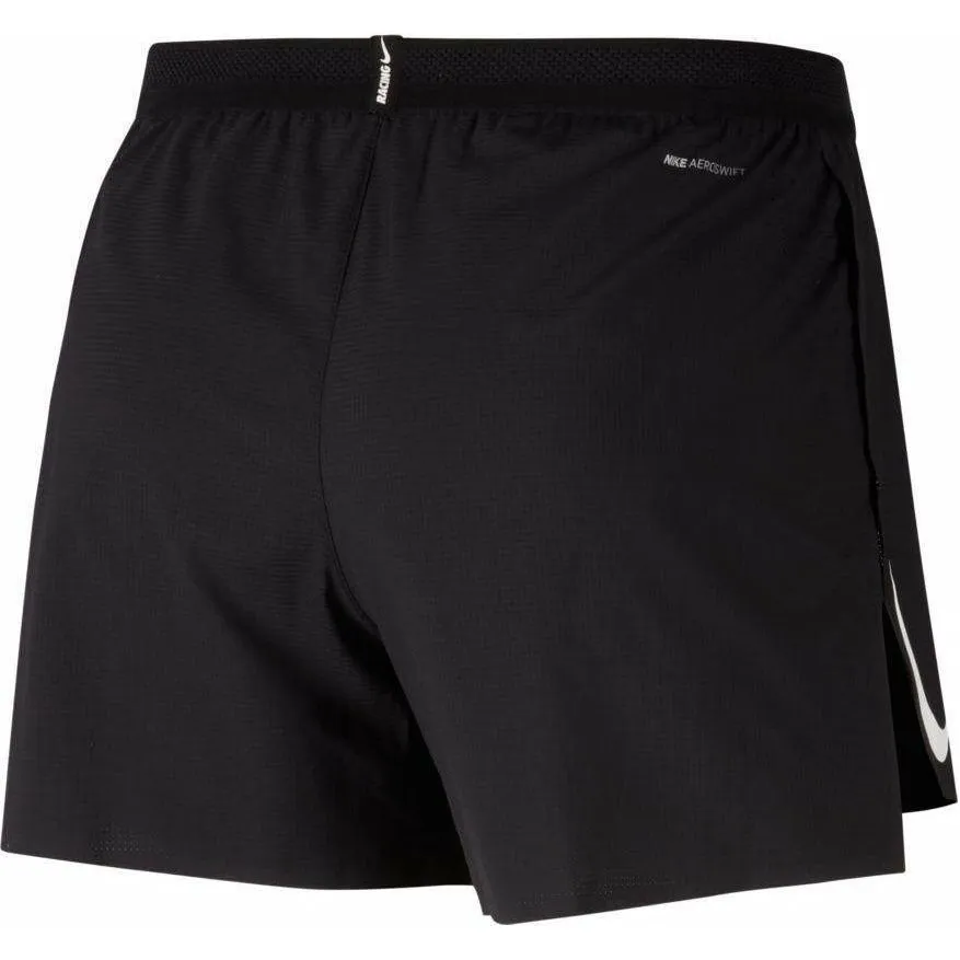 Mens AeroSwift 4" Running Shorts - Black