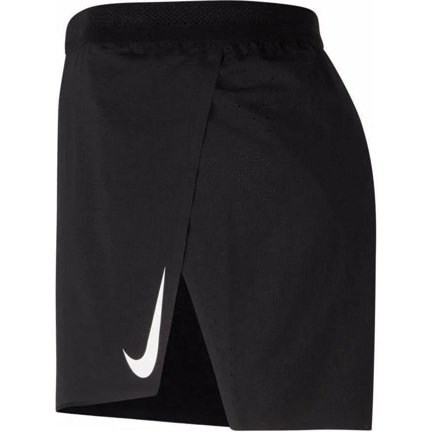 Mens AeroSwift 4" Running Shorts - Black
