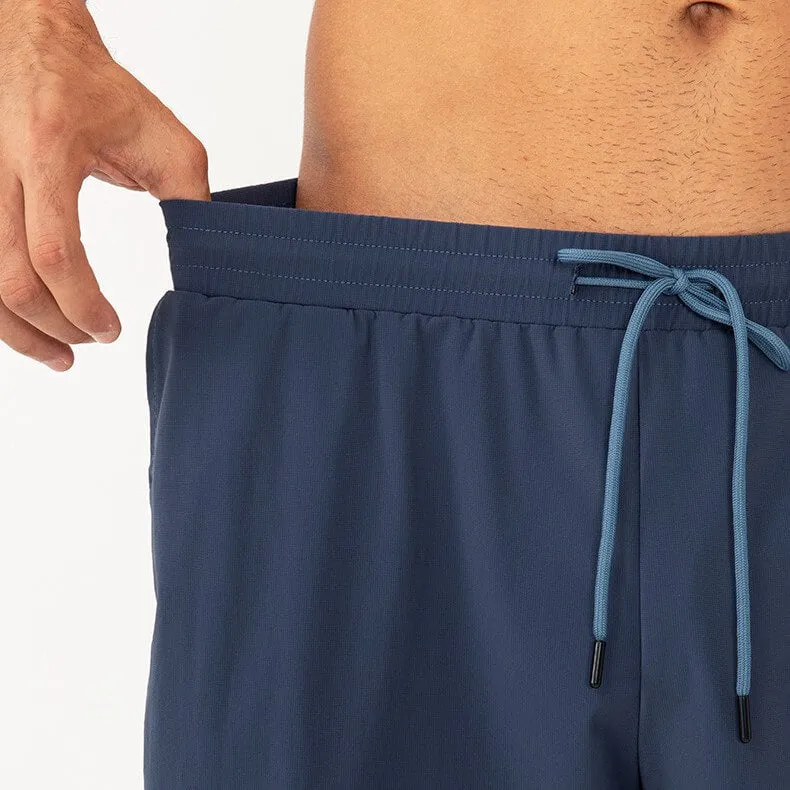 Men's Dry Fit Running Shorts With Zipper Pockets