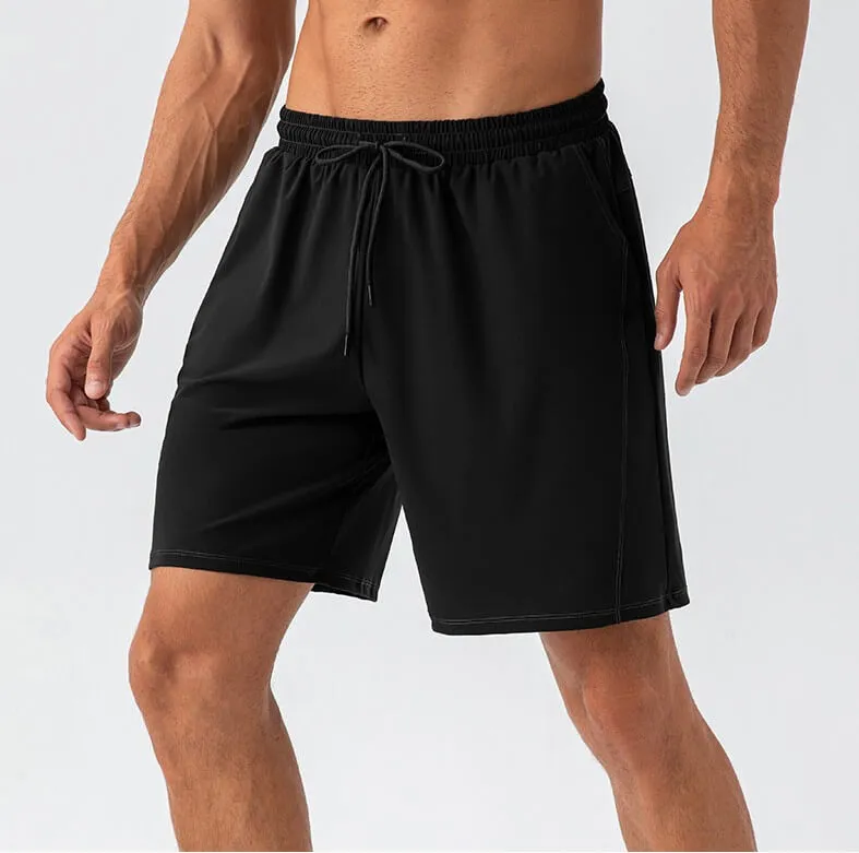 Men's Dry Fit Running Shorts With Zipper Pockets